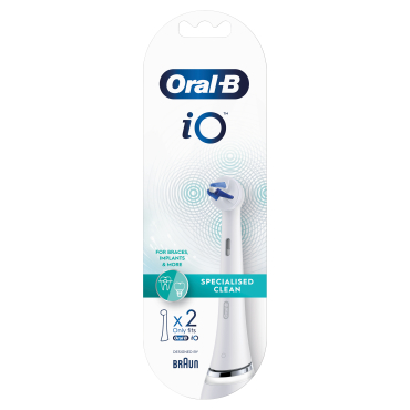 Oral B iO Specialised Clean Cabezales de Recambio, 2 unidades