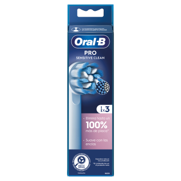 Oral B Sensitive Recambio Cepillo Eléctrico 3 Unidades