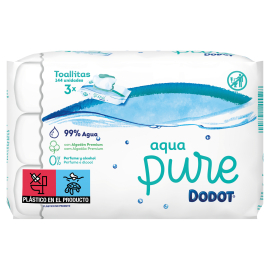 DODOT PURE 99% agua toallitas húmedas