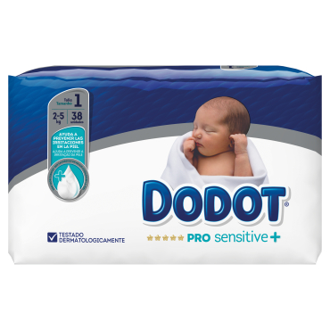 Dodot ProSensitive Talla 1 38Pañales 2-5 kg